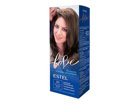 Hair color cream ESTEL Love, 7/1 Ash-blonde | Order Delivery Hair color ...