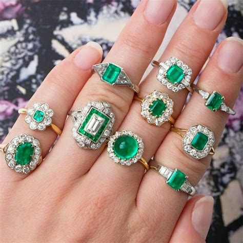 Emerald Cut Engagement Rings Antique Setting at Patty Armbruster blog