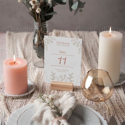 Wedding Table Number - Etsy