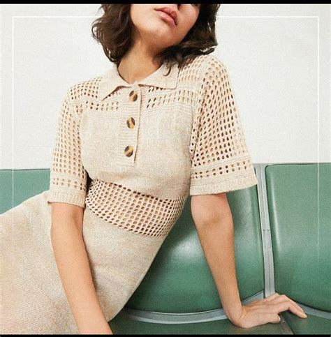 Pin by YanaYa knitwear on Polo | Knit dress, Warehouse dress, Fashion