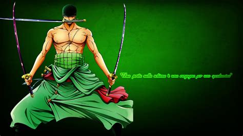 roronoa zoro katana mastery hd anime wallpaper