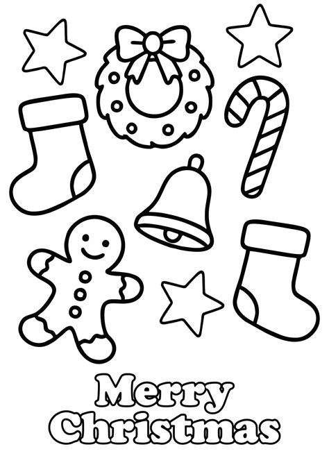 Christmas Tree Ornaments - 15 Free PDF Printables | Printablee