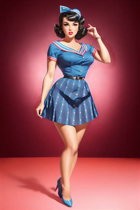 Charm of the 50s: A tribute to the pin-up style by CristianoRohling on ...