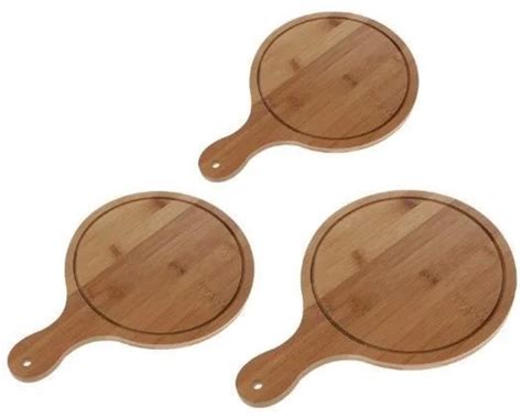Деревянная доска для подачи пиццы с ручкой 38x26 см Frico FRU-781 ...