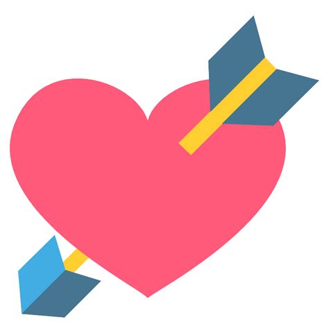 Heart With Arrow Vector SVG Icon - SVG Repo