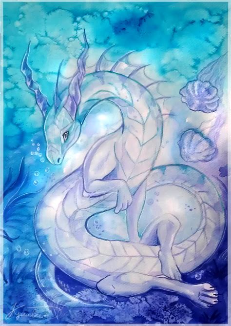 Underwater dragon by Kyuush on DeviantArt