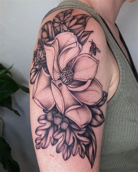 115 Breathtaking Magnolia Tattoo Ideas You Shouldn’t Miss Out On ...