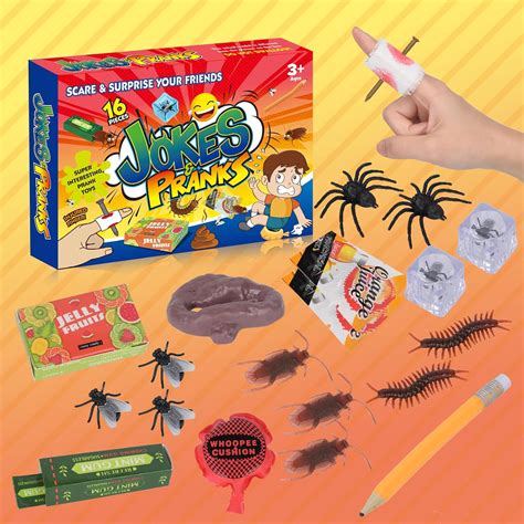Amazon.com: Think Wing Prank Kit Funny Gag Gifts, Joke Box Ultimate