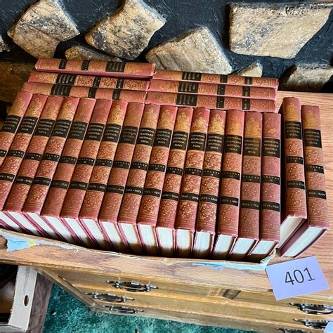 vintage encyclopedia set estatesalesorg