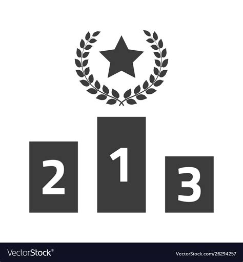 ranking icon  white background royalty  vector image