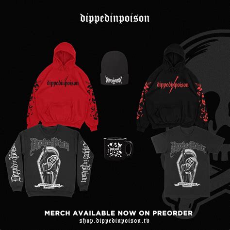 Poison 🗡 on Twitter: "dippedinpoison merch just went live!! 🖤⛓🥀 https