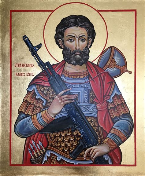Картина-икона «Святой Иоанн» – заказать на Ярмарке Мастеров – SZNWORU ...