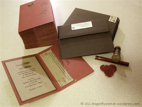 invitations  dragonfly woman