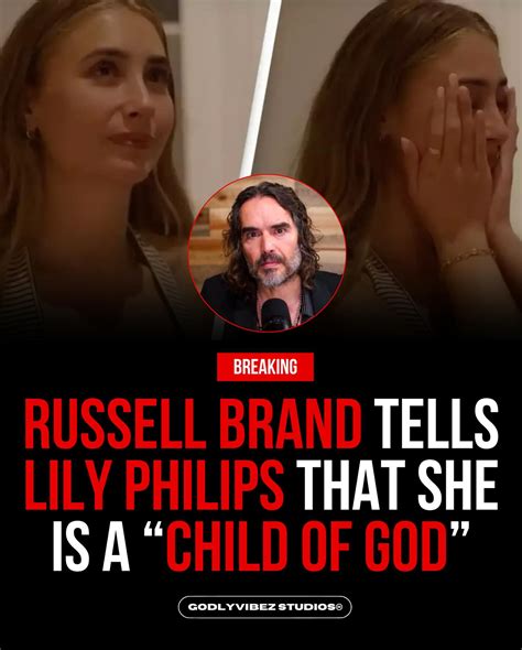 GV STUDIOS | Russell Brand tells Lily Philips that she is a child of