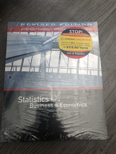 Statistics For Business And Economics 11th Edition By David R Anderson Dennis J Sweeney Thomas A Williams 7