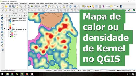 Mapa De Calor Qual O Gradiente Nome Qgis - Como gerar mapa de calor (densidade de kernel) no QGIS - YouTube