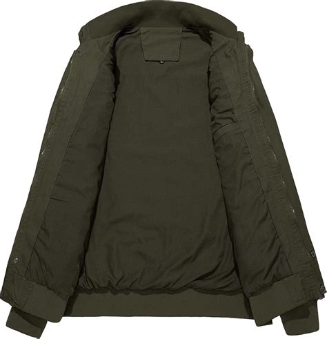 Tacvasen Men's Between-Seasons Military Bomber and Field Jacket ...