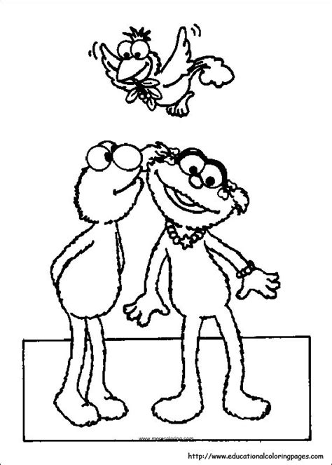 Sesame Street Coloring - Educational Fun Kids Coloring Pages and ...