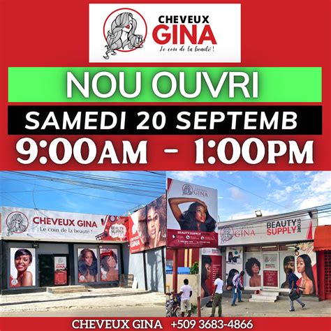 Cheveux Gina - Kay Cheveux Gina wap jwen tout cheve pou'w fe penyen ak