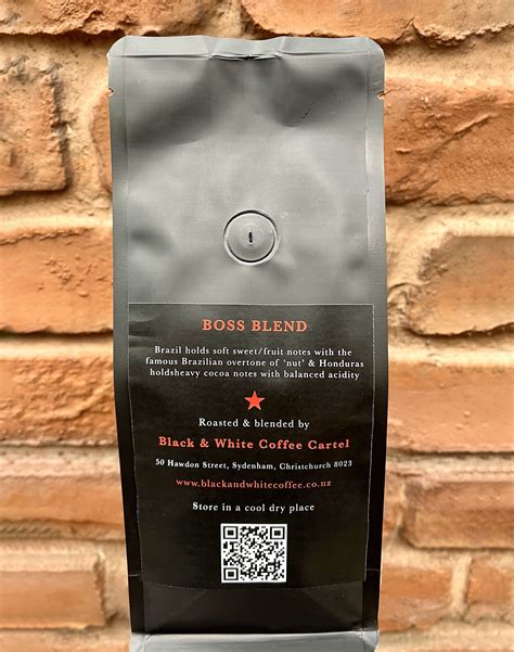 boss blend black white coffee nz