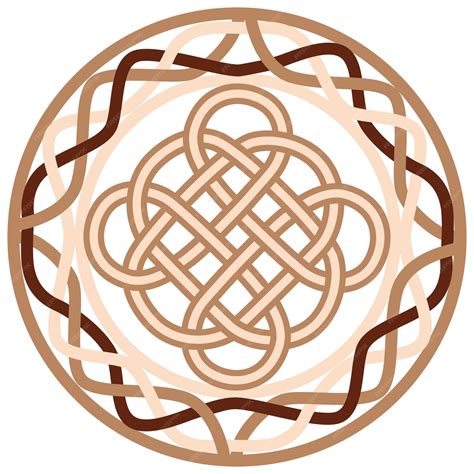 Premium Vector | Mystical knot of longevity and health a sign of good