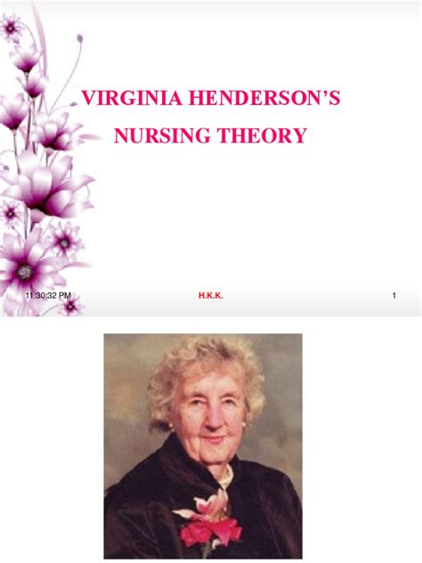 Virginia Henderson Theory | Nursing | Patient