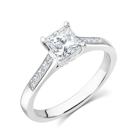 engagement rings princess cut solitaire 1