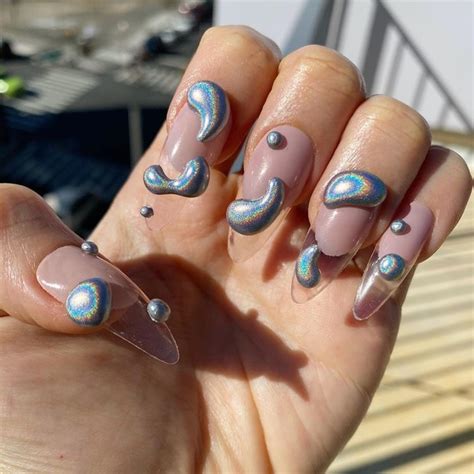 Нейл-тренд: голографический маникюр 2020, фото - ELLE.RU | Stylish ...