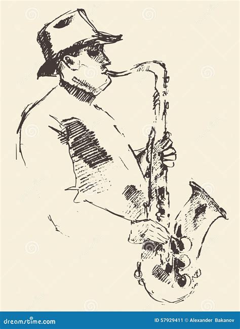 Concetto Acustico Di Musica Del Sassofono Del Manifesto Di Jazz