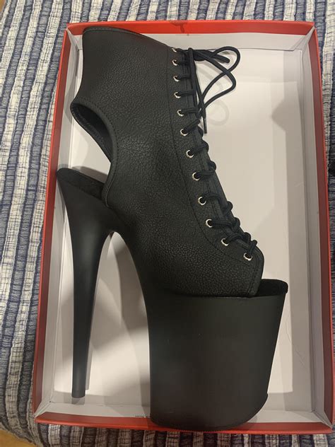 First pair of Pleasers, 8 inches. I test drove them and it feels like