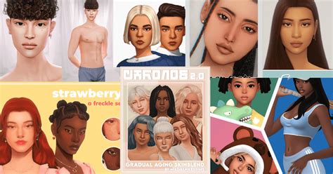 refresh  sims  cc folder   skin details cc packs