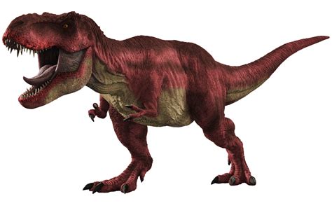 jurassic park red  rex render png  juniordsymas  deviantart