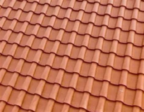 50 X 25 Mm Rectangular Plain Ceramic Roof Tile Thickness: 10 Millimeter ...