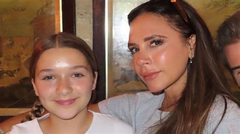 Harper Beckham is angelic in slip dress for mum Victoria Beckham's ...
