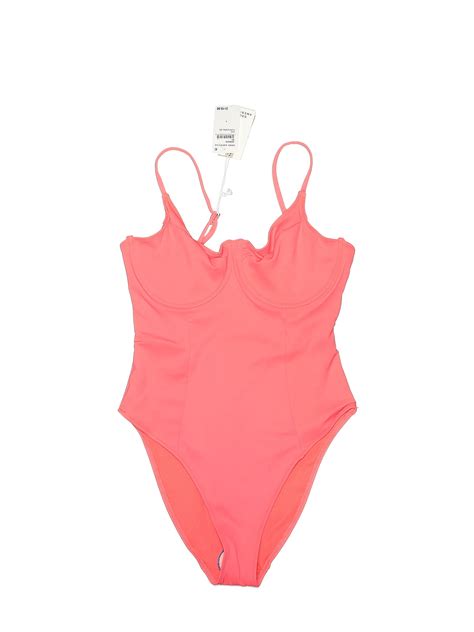 Good American Solid Pink One Piece Swimsuit Size XL (4) - 58% off | thredUP