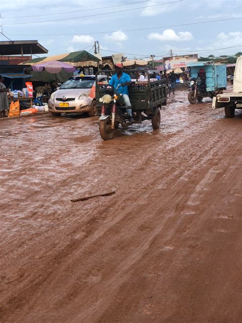 Photos: Deadly potholes take over Adjei Kojo roads as residents cry