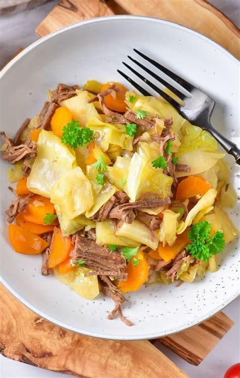 Healthy Cabbage Stew Recipe with Beef or Vegetarian