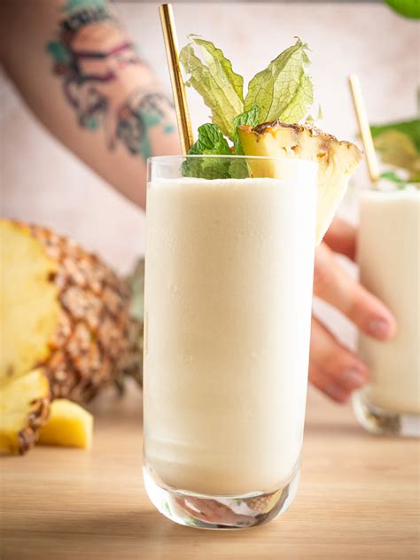 Pina colada bezalkoholowa - Przepisy dla zielonych - wegańskie przepisy