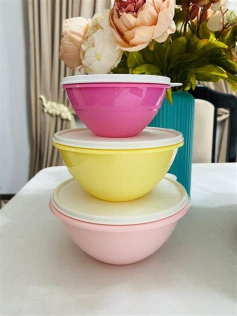 Купить Набор мисок Tupperware Бр58 21 см пластик, 1.75 л 3 шт в кредит ...