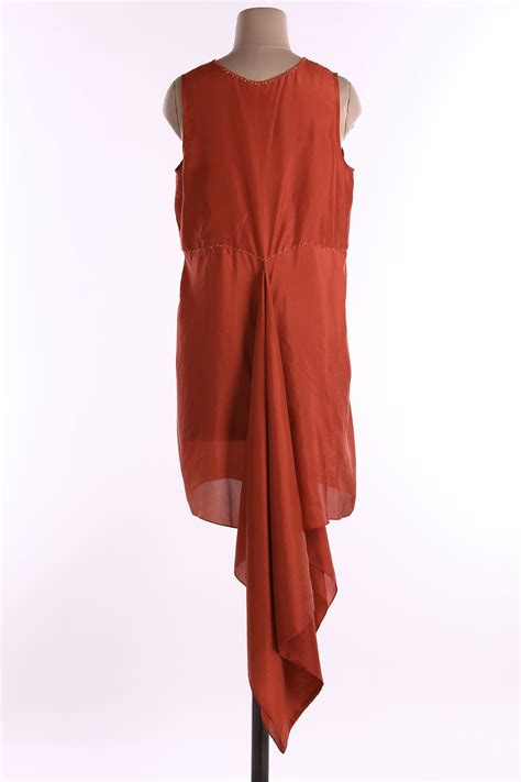 Red Linen Dress