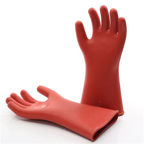 China Wholesale 10kv High Voltage Electrical Insulating Gloves