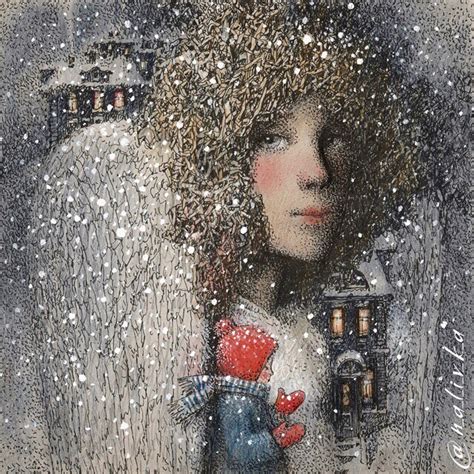 Alena Nalivkina / Graphics on Instagram: “After the snow, -18 they ...