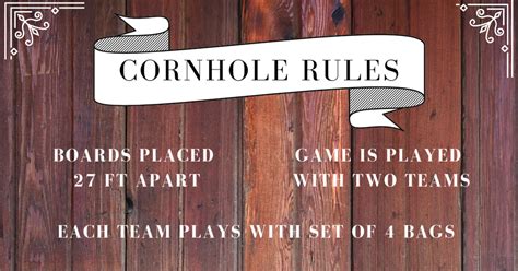 Cornhole Rules PDF.pdf | Cornhole rules, Cornhole, Backyard games