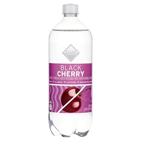 Clear American Black Cherry Flavored Sparkling Water, 1 Liter - Walmart