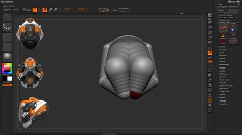CGI 3D Tutorials : Zbrush Base Mesh Zspheres - YouTube