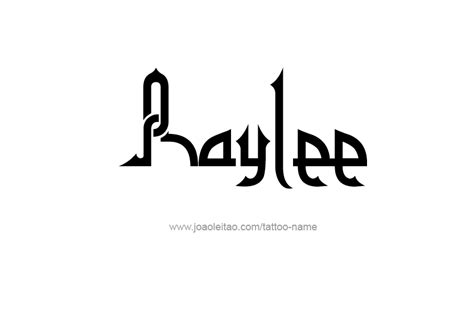 Raylee Name Tattoo Designs