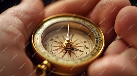compass needle points north  closeup  direction  determination