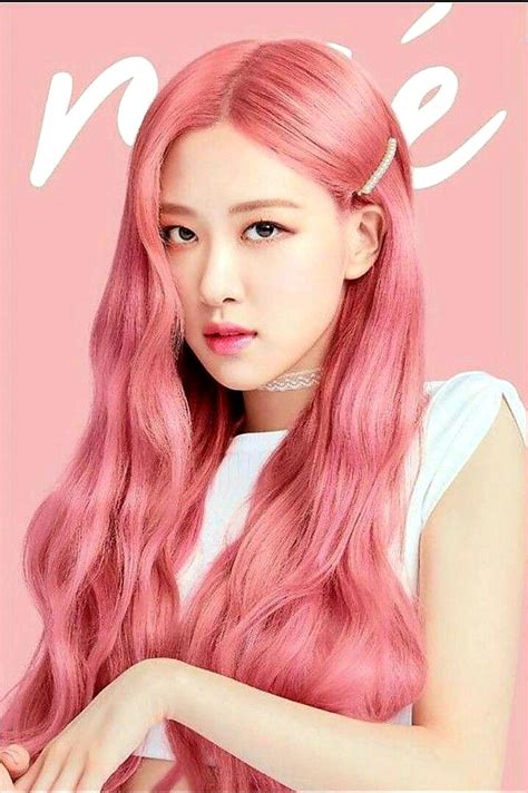 Blackpink Rose Wallpaper - Pink Hair - 241020 - 0636 #rose #blackpink ...