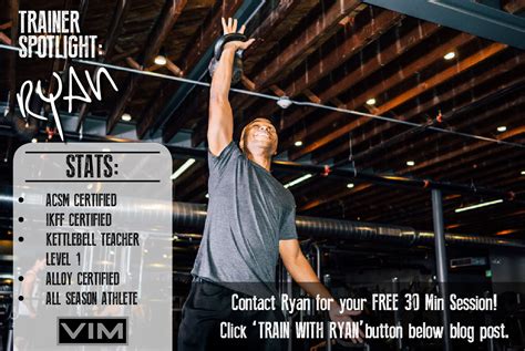 trainer spotlight ryan vim fitness