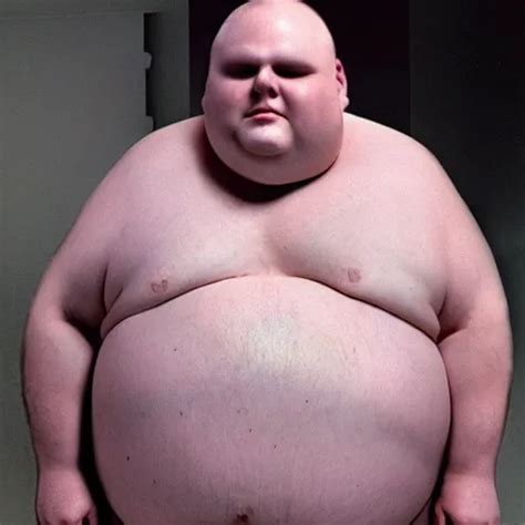 obese sweaty man close up photograph | Stable Diffusion
